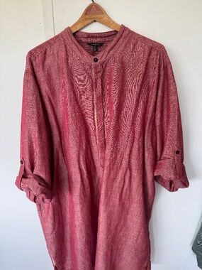 J Peterman Linen Tunic